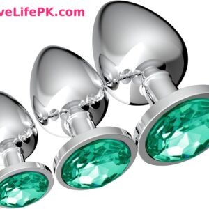 Metal Butt Plugs with Gems
