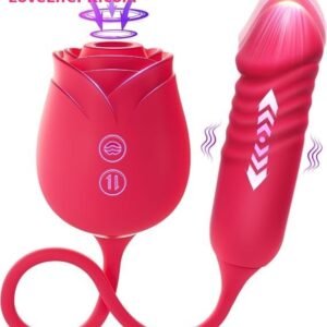 MOOLIGIRL AI-Powered Rose Sucking, Thrusting & Vibrating Sex Toy with App Control