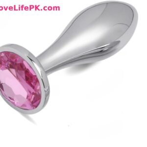 Pink Jewel Metal Butt Plug