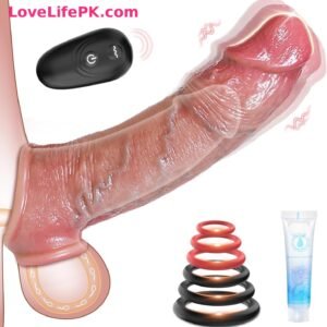 Pink Realistic Dildo Set with Rings