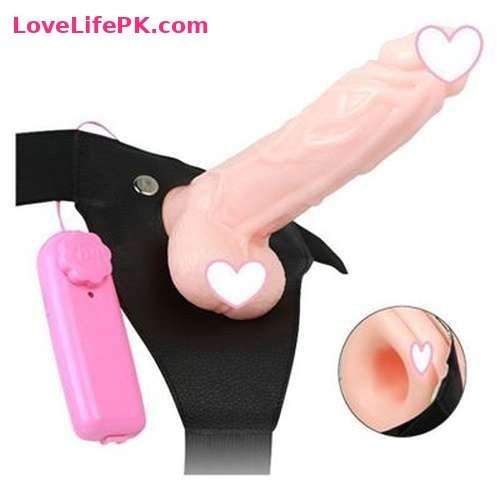 Pink Remote Strap-On Dildo