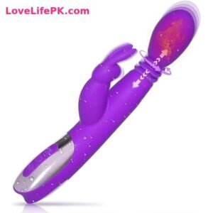 Purple Curved Rabbit Vibrator