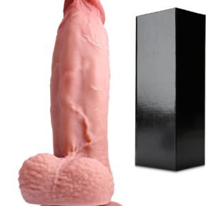Realistic Liquid Silicone Dildo with Strong Suction Base – 8.46 Inch