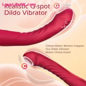 Realistic Silicone Dildo Vibrator with 10 Vibration Modes