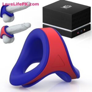 Red Blue Strap-On Harness