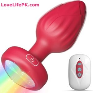 Red Vibrating Butt Plug
