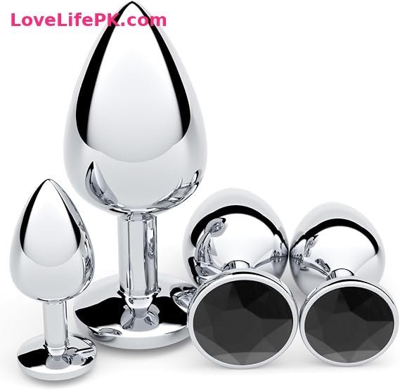 Stainless Steel Anal Plug Training Set for Beginners and Advanced Users