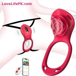 Wearable Rose Finger Vibrator for Women – App & Remote Control, Adjustable Strap